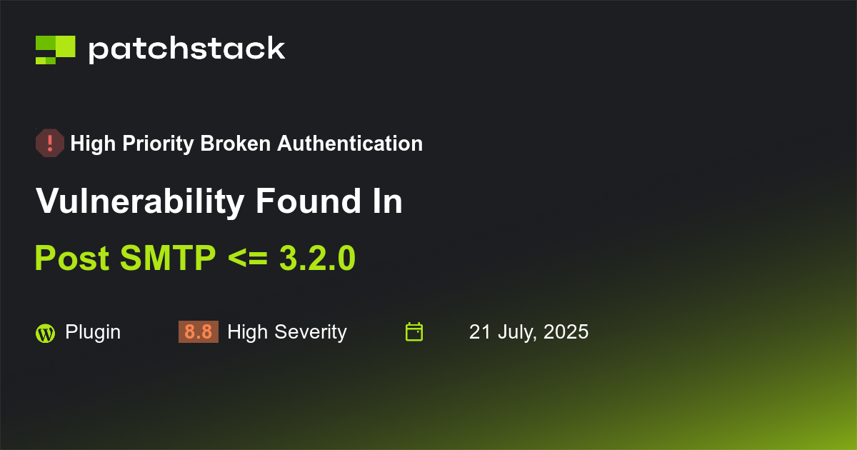 wordpress post smtp vulnerability